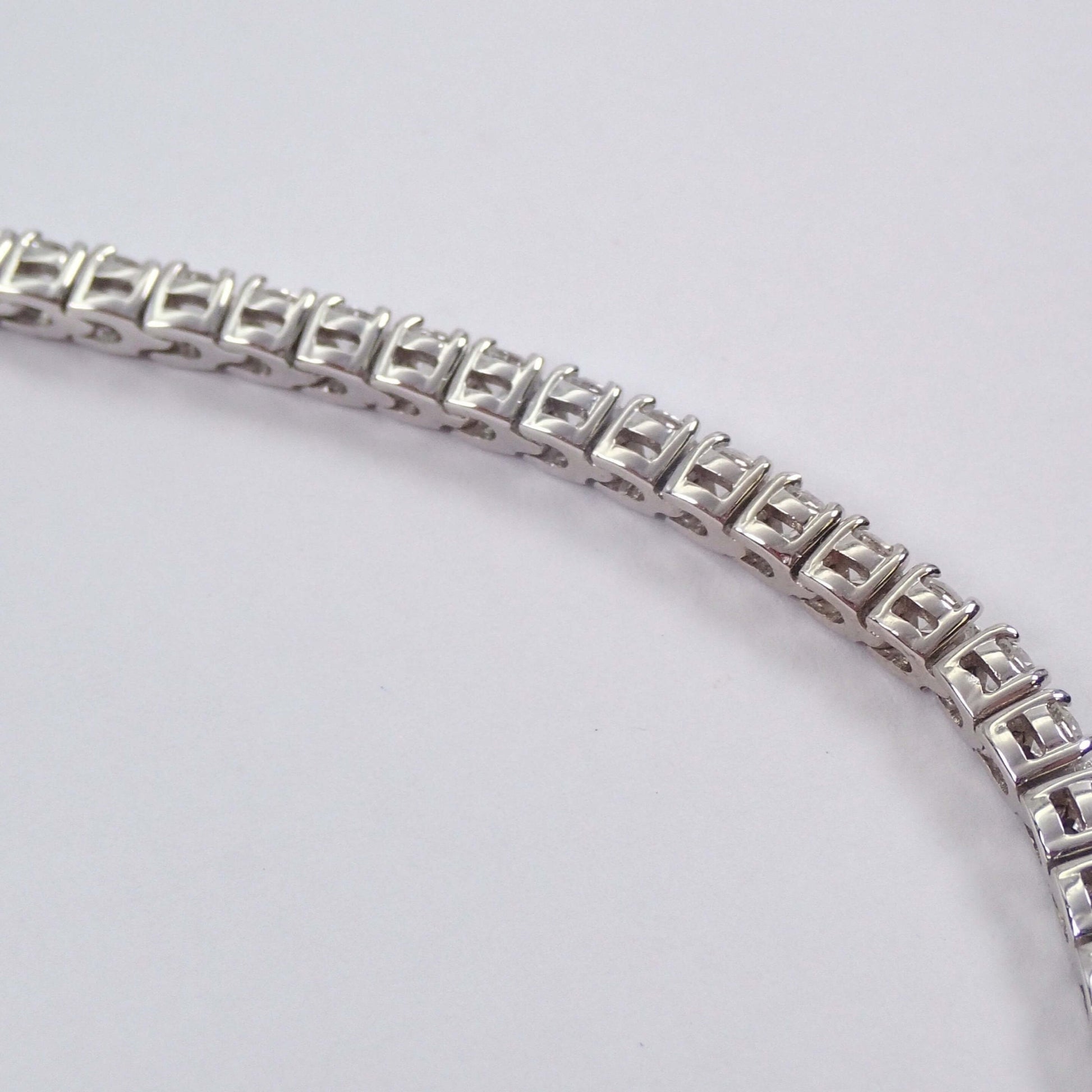 Round Cut Moissanite Tennis Bracelet All Sizes For Father