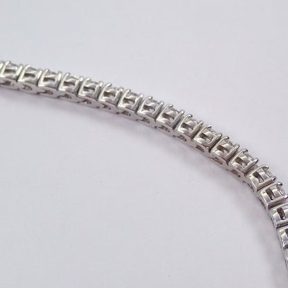 Round Cut Moissanite Tennis Bracelet All Sizes For Father