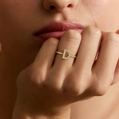 Round Cut Snowdrift Lab Grown Diamond Ring, 14k Yellow Gold Statement Ring, Vintage Diamond Engagement Gifts for Women, Art Deco Ring
