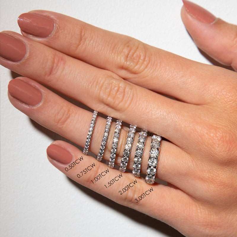 round cut wedding ring dainty stackable jewelry