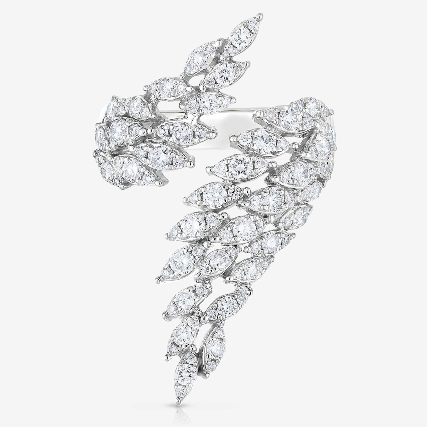Round Cut Wedding Ring for Women Gold Enhancer Rings