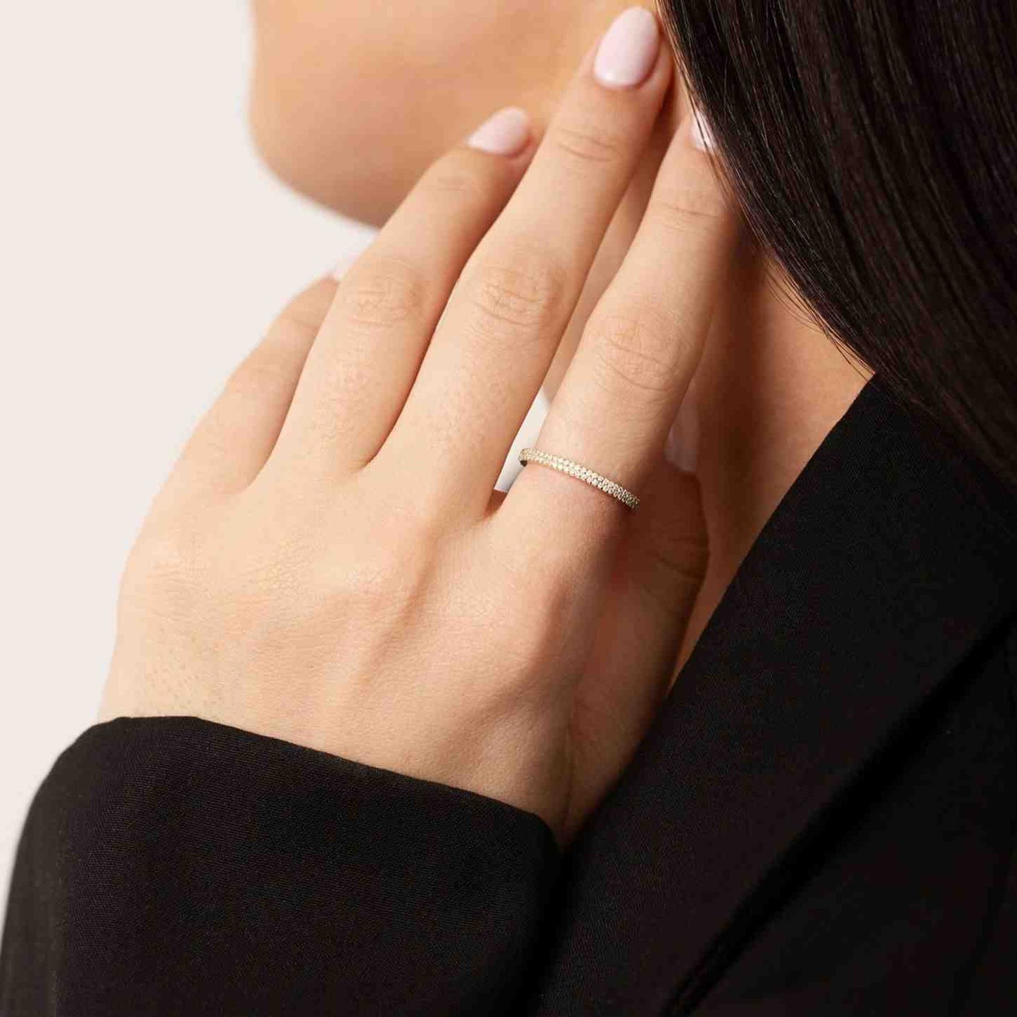 Round Diamond CVD Diamond Band