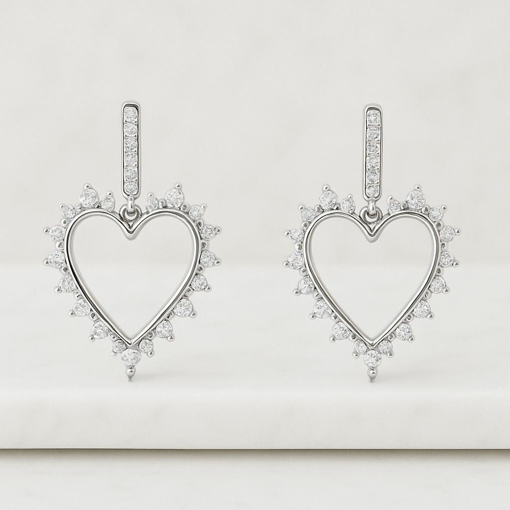 Round Diamond Earrings Round Diamond Halo Engagement Earrings