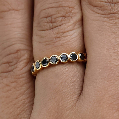 Round Diamond Full Eternity Band