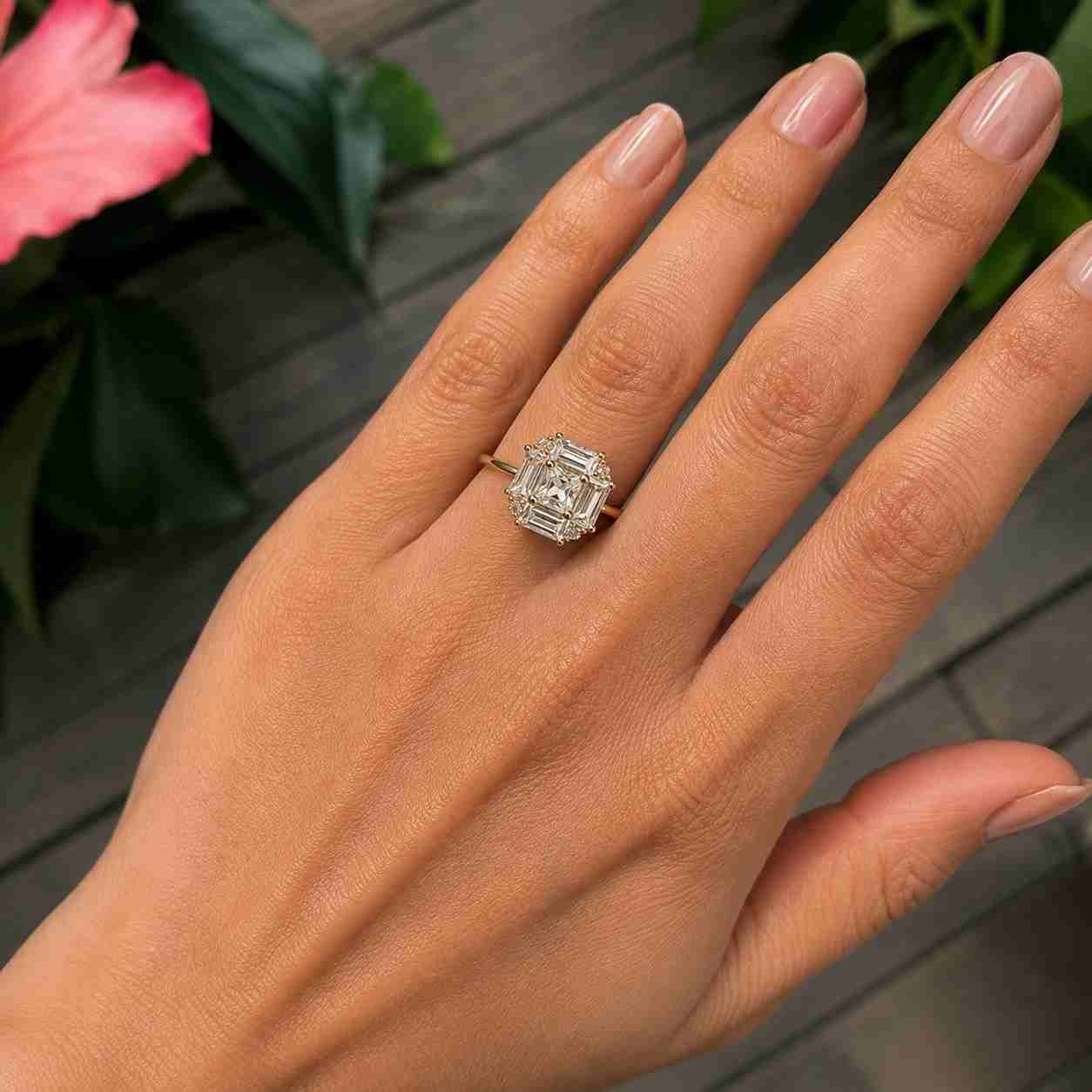  round diamond proposal ring for her round cut diamond anniversary ring genuine lab grown diamond ring birthday gift