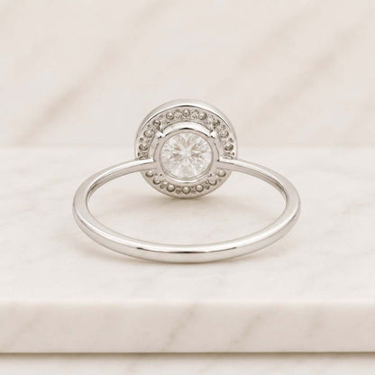  Round Diamond Proposal Ring for Her Round Cut Diamond Anniversary Ring Genuine Lab Grown Diamond Ring Birthday Gifts For Her 