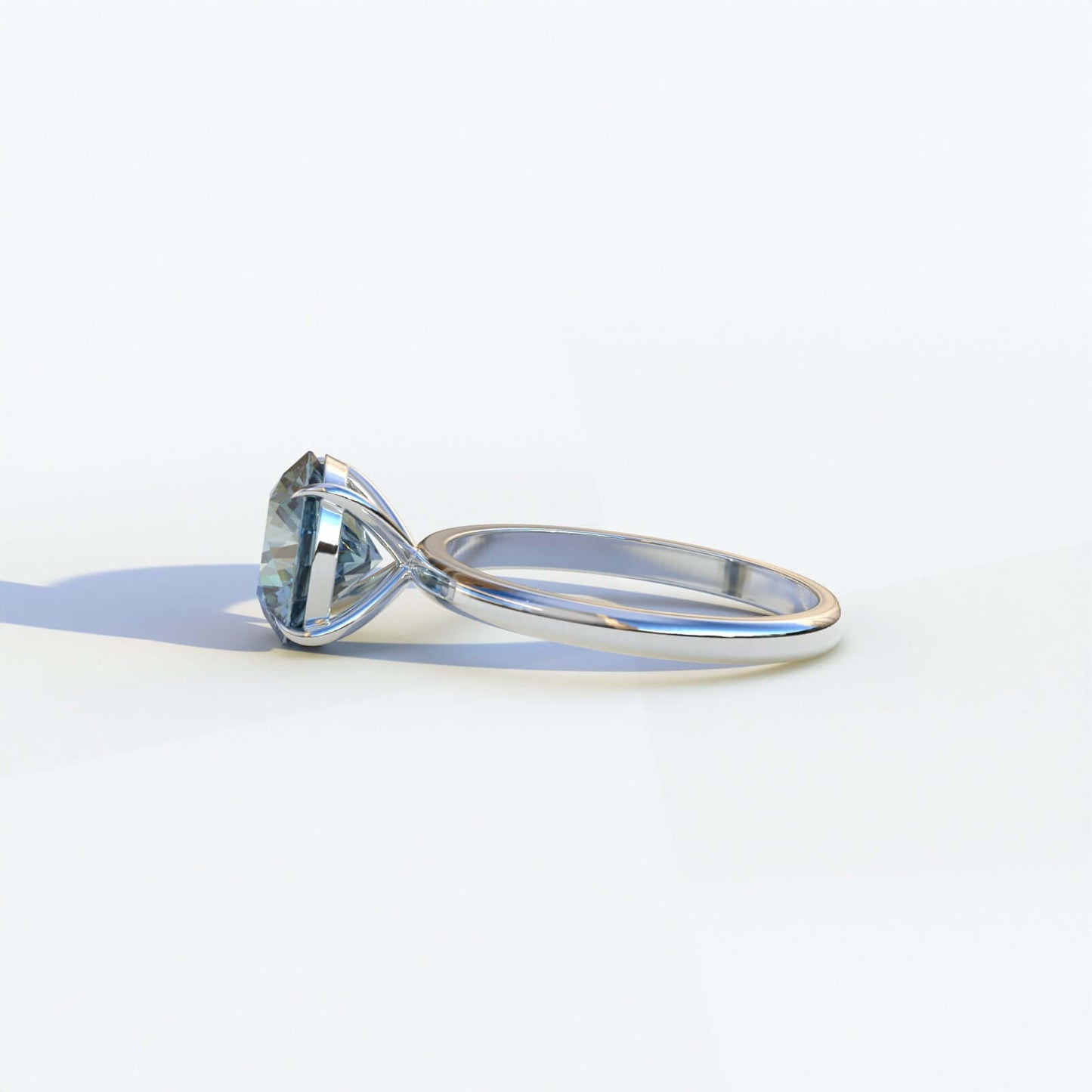 Round Diamond Round Cut Engagement Ring