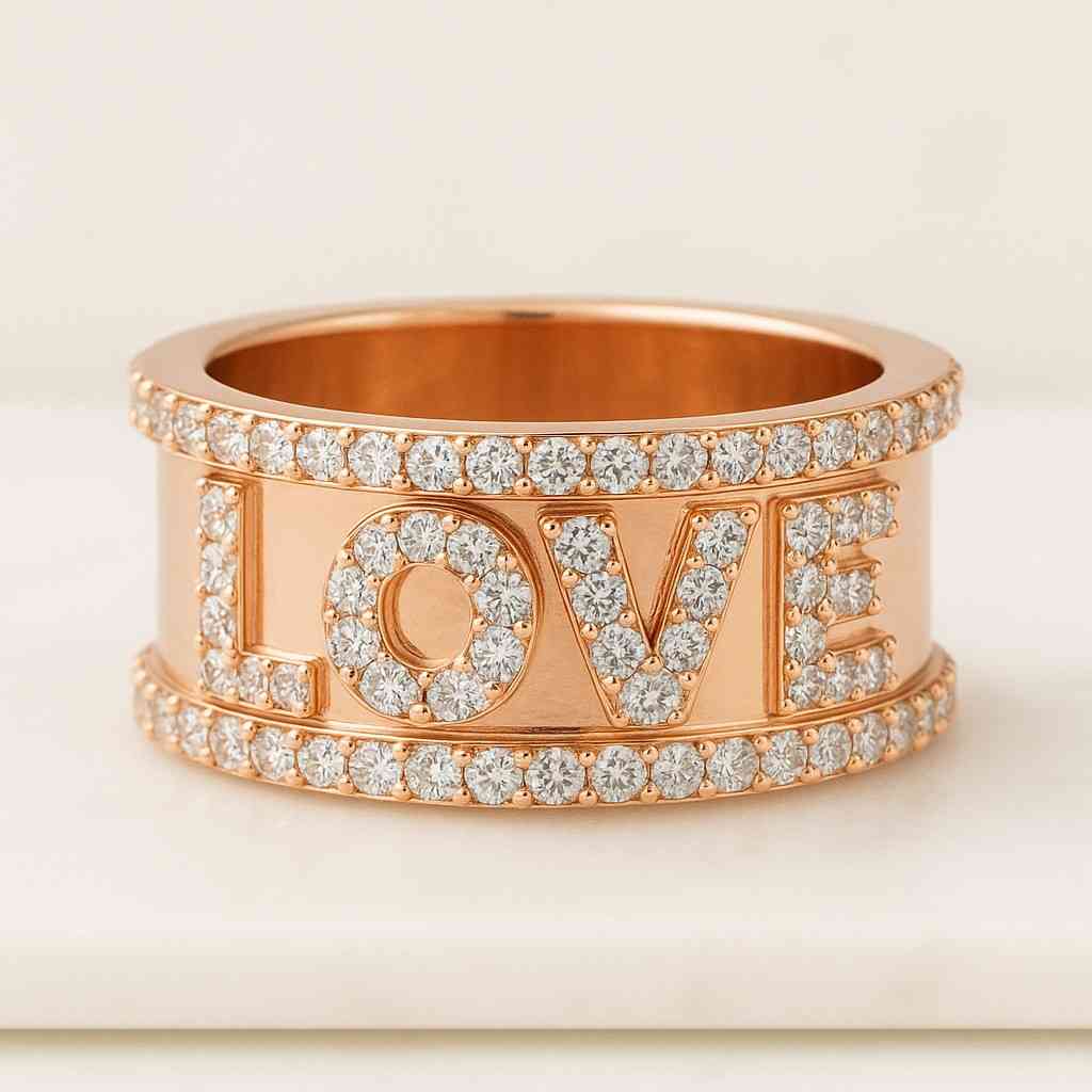 Round Diamond Tiara Wedding Band for Engagement Ring