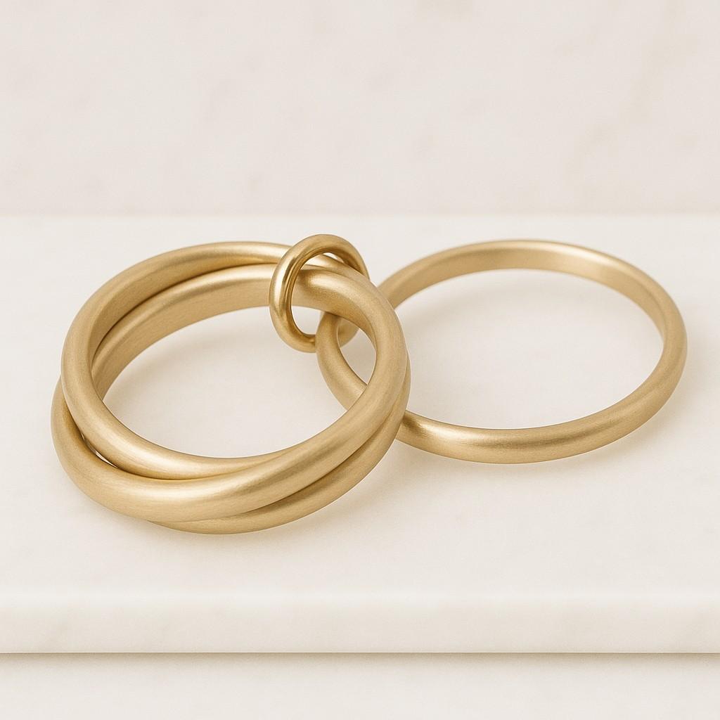 Round Diamond Wedding Band Real Lab Grown Diamond Ring Solid White/Yellow/Rose Gold Ring Anniversary Gift for Her Wide Diamond Stacking Band
