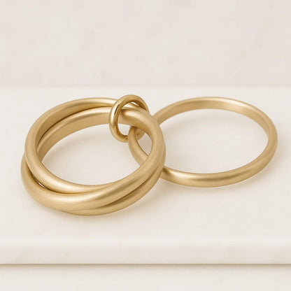 Round Diamond Wedding Band Real Lab Grown Diamond Ring Solid White/Yellow/Rose Gold Ring Anniversary Gift for Her Wide Diamond Stacking Band
