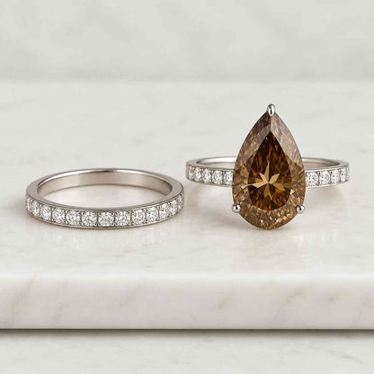 Round Lab Grown Diamond Bypass Engagement Ring
