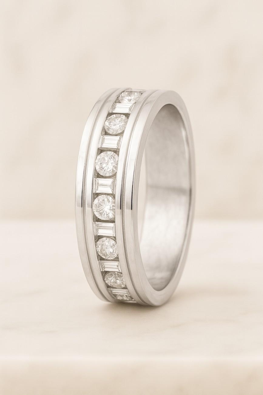 Round Lab Grown Diamond Engagement Ring 14K Gold Solitaire