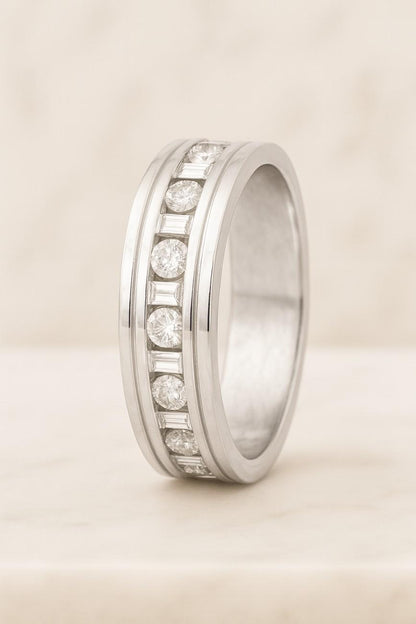 Round Lab Grown Diamond Engagement Ring 14K Gold Solitaire