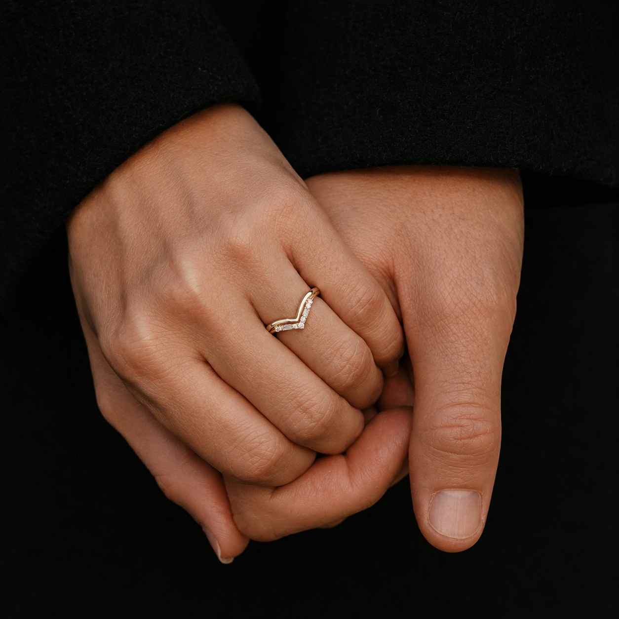  Round Lab Grown Diamond Matching Ring Gifts For Her