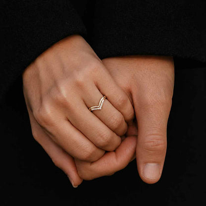  Round Lab Grown Diamond Matching Ring Gifts For Her