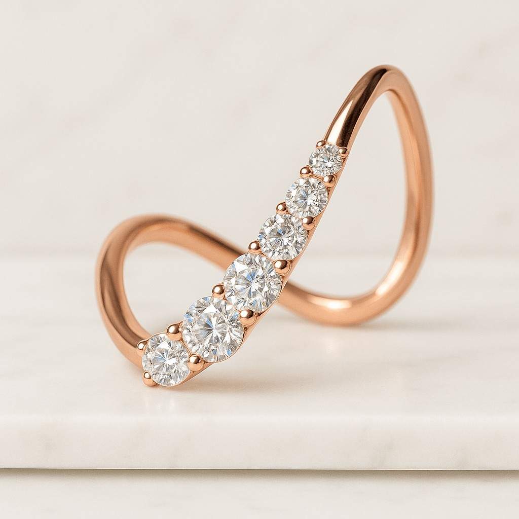 Round Lab Grown Diamond Ring, E/VS Lab Created Diamond Proposal Ring for Lover,Danity Hidden Halo 0.50 - 3.0 CT Diamond Anniversary Ring Her
