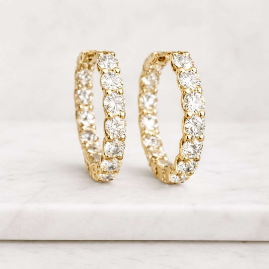 Round Lab Grown Diamond Ring Solitaire Diamond Engagement Ring