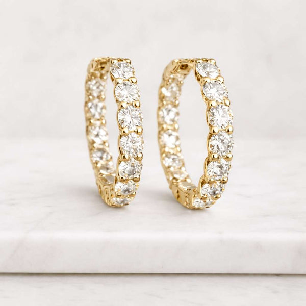 Round Lab Grown Diamond Ring Solitaire Diamond Engagement Ring