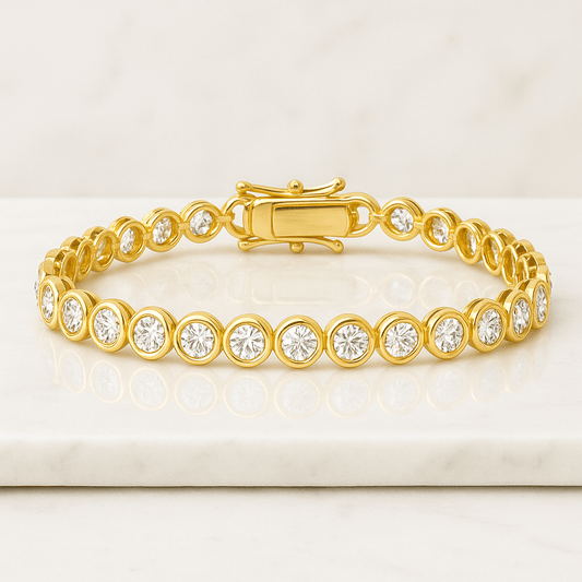Diamond Bezel Set Bracelet