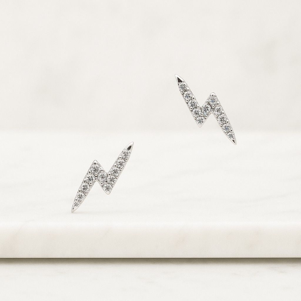 Round Natural Diamond Halo Stud Earrings Flower Shape Cluster Diamond Bridesmaid Earrings 14K Solid Gold Diamond Screw Back Earrings