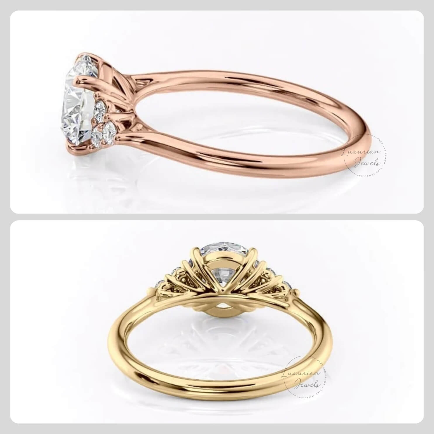Round Shape Ring, Round Diamond Ring