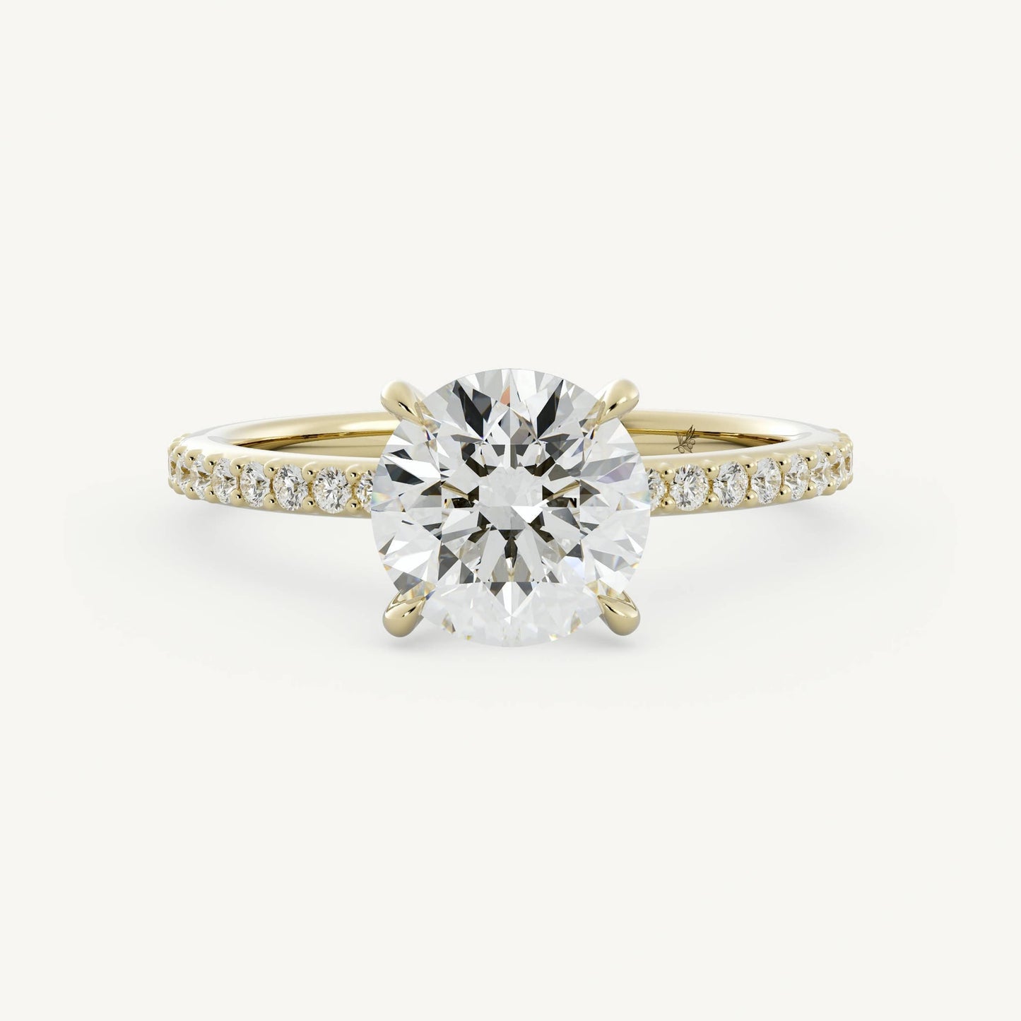 Round Solitaire Ring, Wedding Ring, Engagement Ring, Anniversary Ring, Diamond Ring