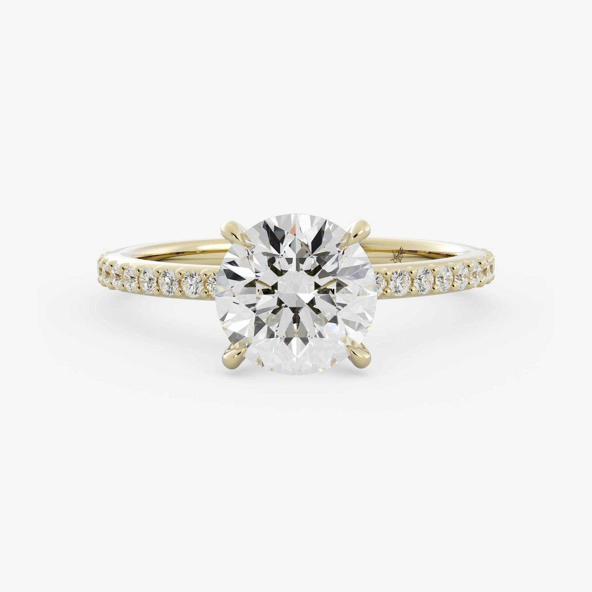 Round Solitaire Ring, Wedding Ring, Engagement Ring, Anniversary Ring, Diamond Ring