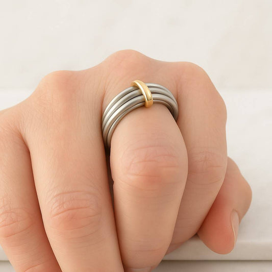 Round and Marquise Alternating Lab Grown Wedding Band | IGI Certified | Solid Gold
