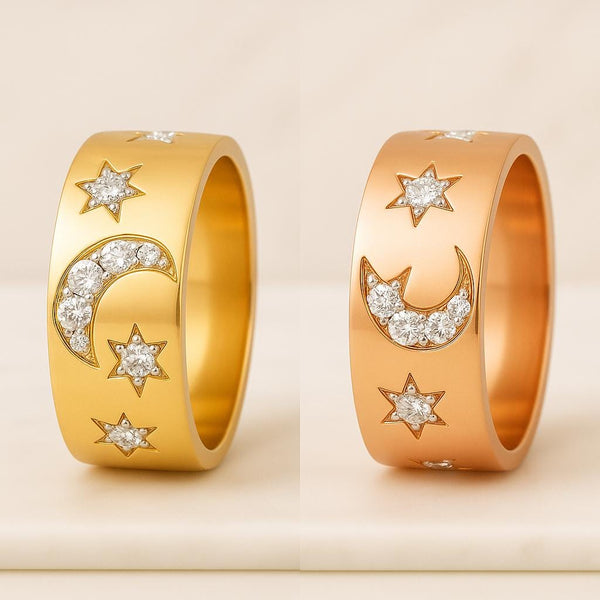 Round cut diamond ring for her 