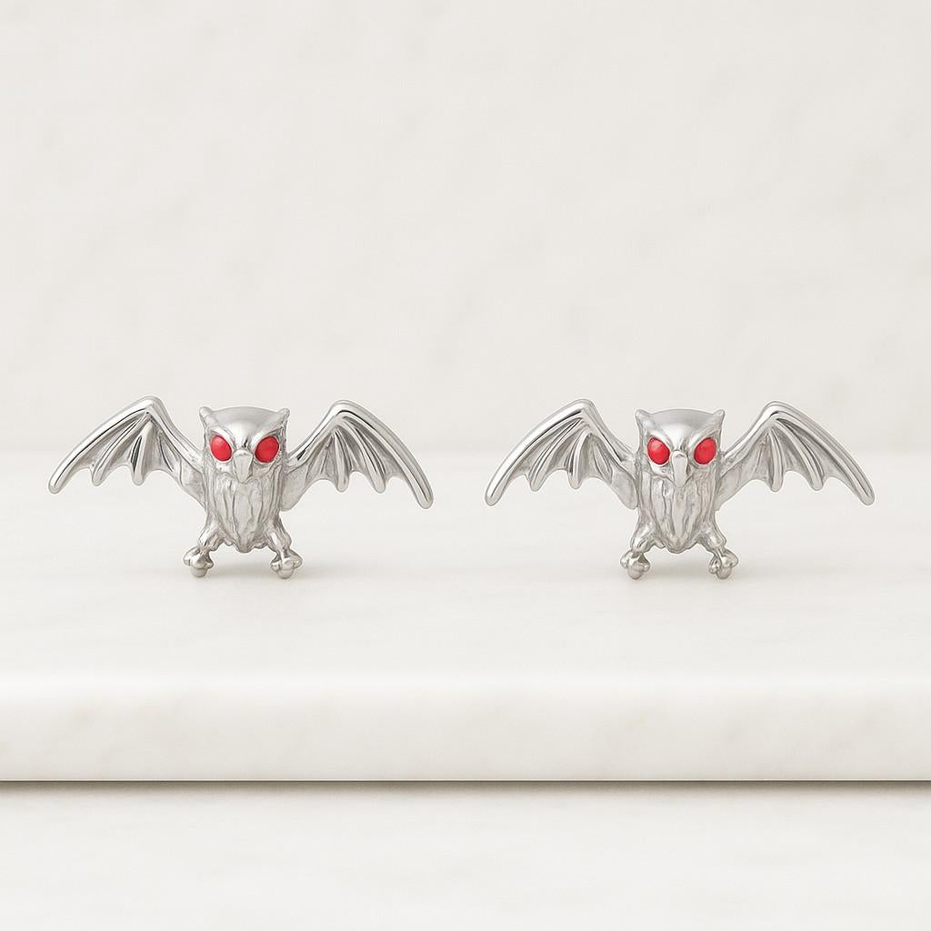 cluster earrings red bridal earrings classic vintage design Garnet Stud Earrings 925 Sterling Silver Dainty Red Garnet Stud Earrings 14k White Gold Plated Princess Cut