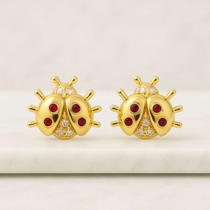 Birthstone Jewelry Minimalist Everyday Earring Gift For Her Red Ruby Tear Drop Stud Earrings 14k White Gold Plated Sterling Silver