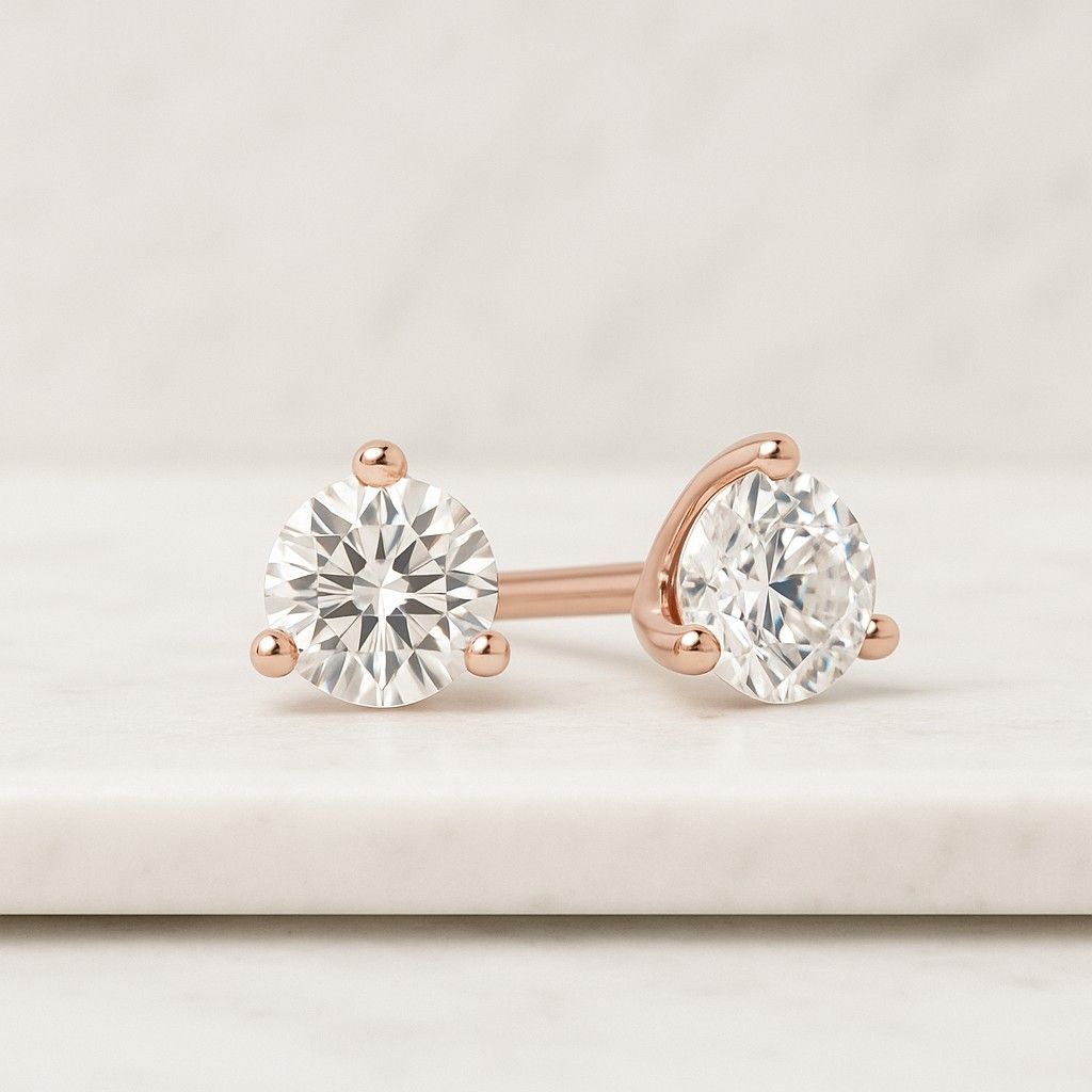 Screw Back Studs For Her, 0.25 To 6.00 TCW Princess Diamond Earrings, Anniversary Gifts