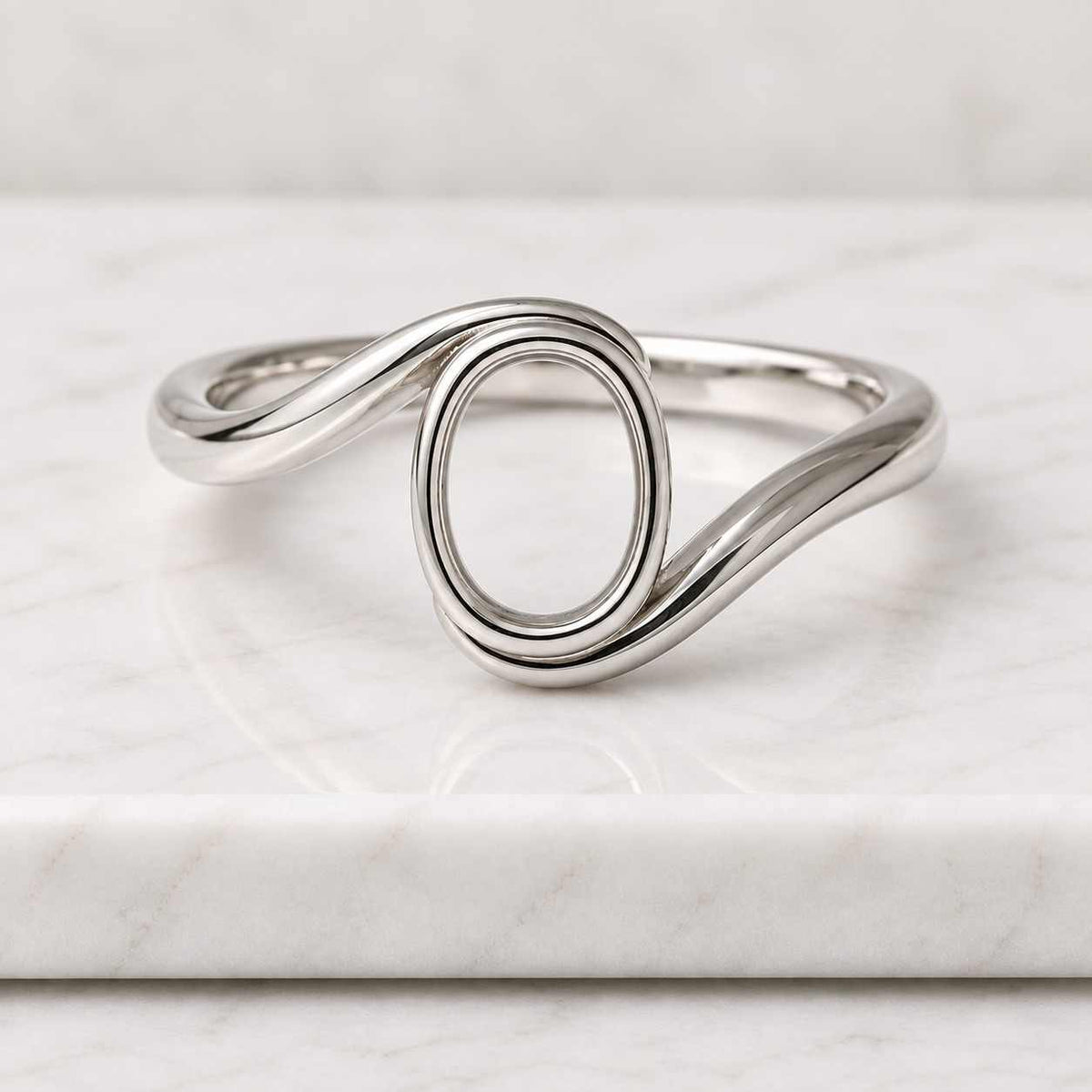 semi mount solitaire ring setting gold blanks tulip set semi mount ring