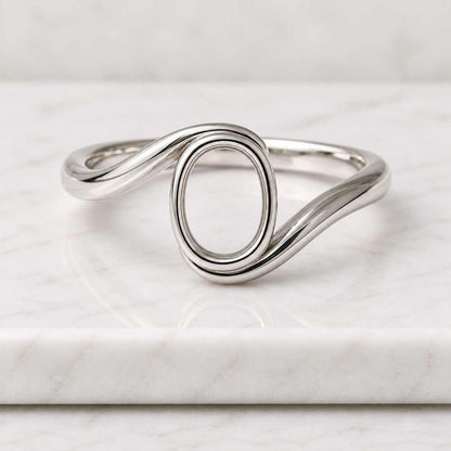 Semi Mount Solitaire Ring Setting Gold Blanks Tulip Set Semi Mount Ring