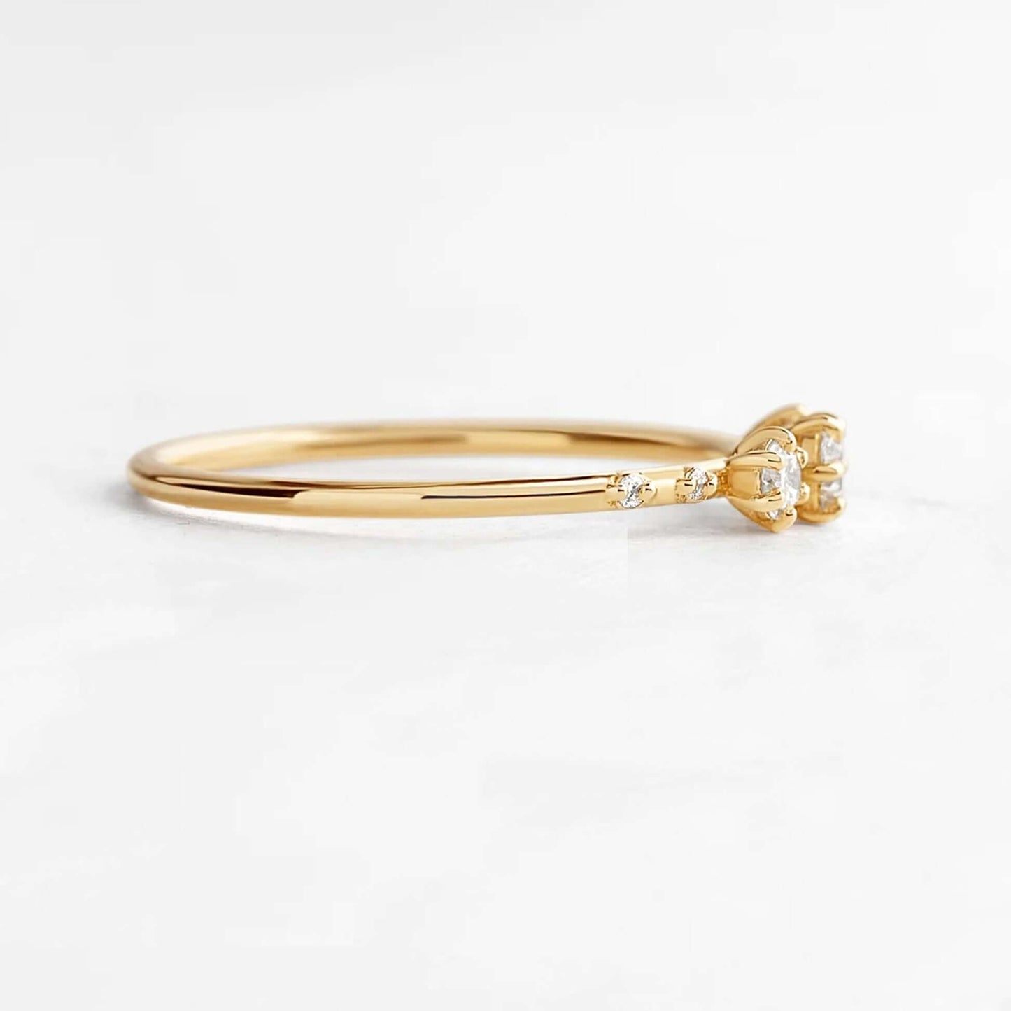 Seven Stone Moissanite Wedding Band