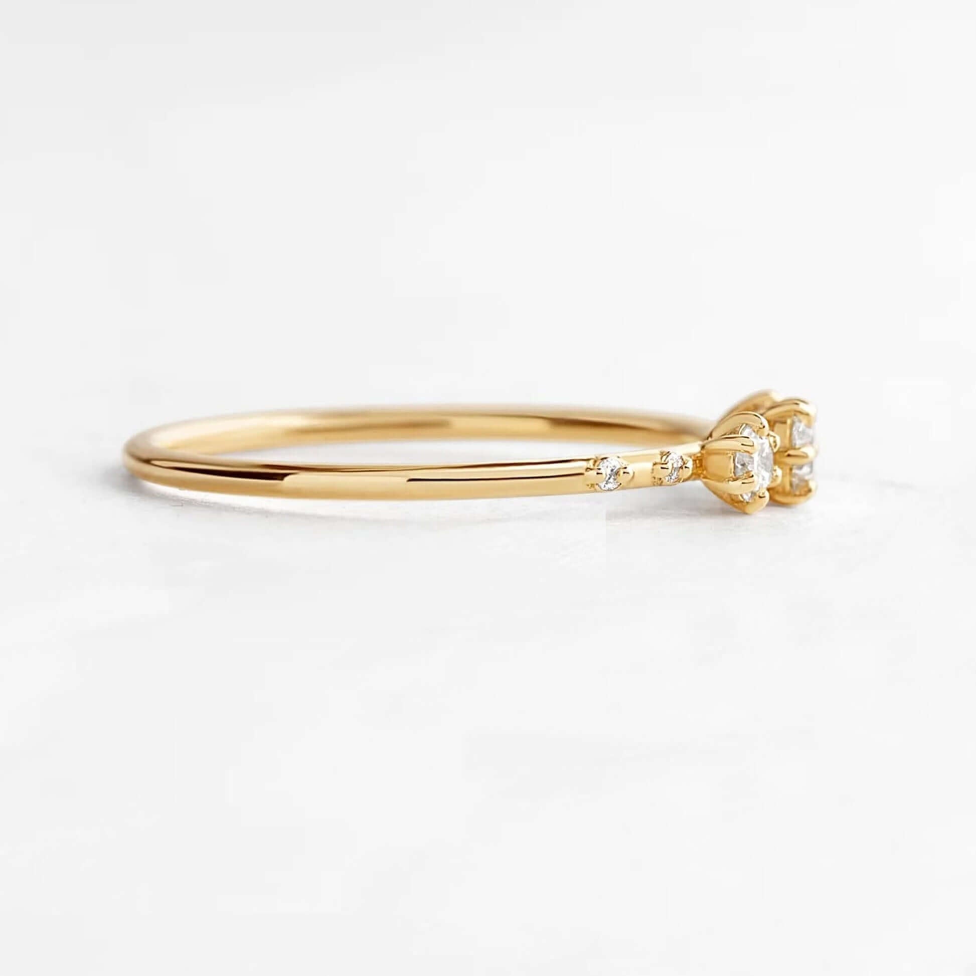 Seven Stone Moissanite Wedding Band