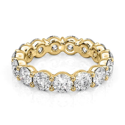 Shared Prong Diamond Wedding Band