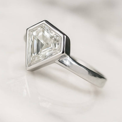 Shield cut Lab Grown Diamond Ring Lab Grown Diamond Ring Shield cut Diamond Ring