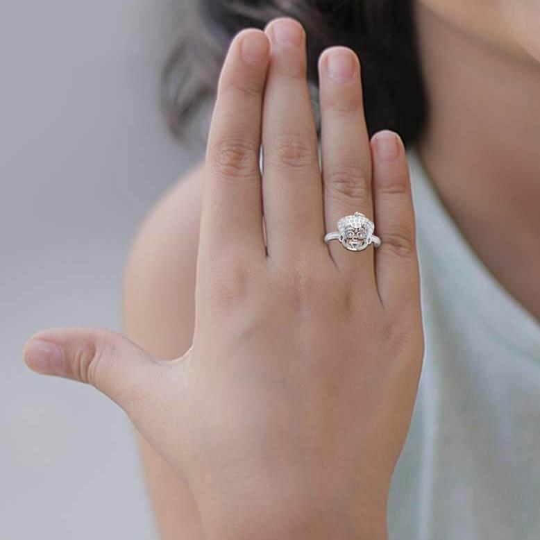 Shine Like Chota Bheem: Kids’ Diamond Ring with Enchanting Round Cut