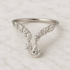 1.82 CT Pear And Marquise Cut Lab Grown Diamond Engagement Ring