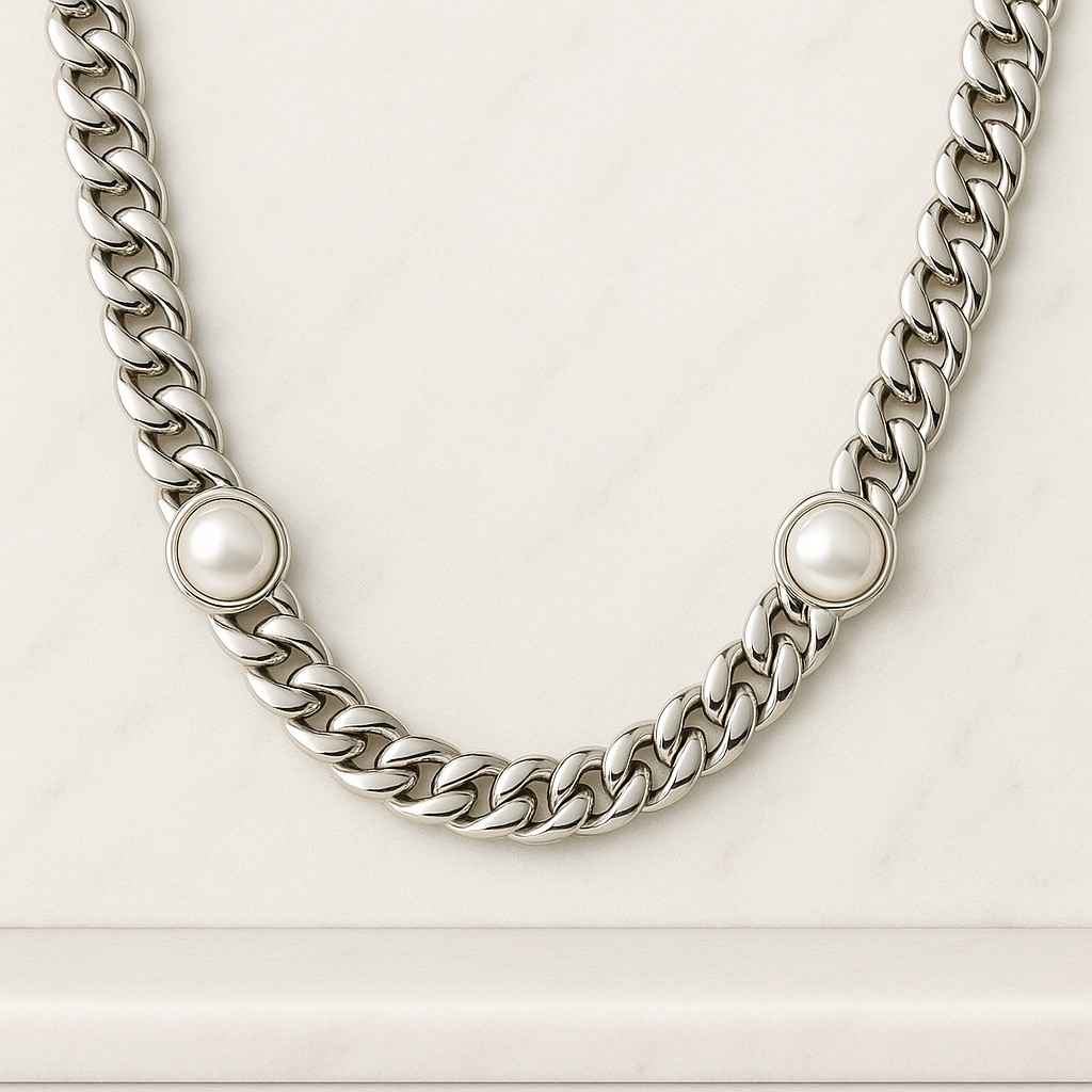 Silver Cuban Link Chain for Men Gift for Men Gift for Boyfriend