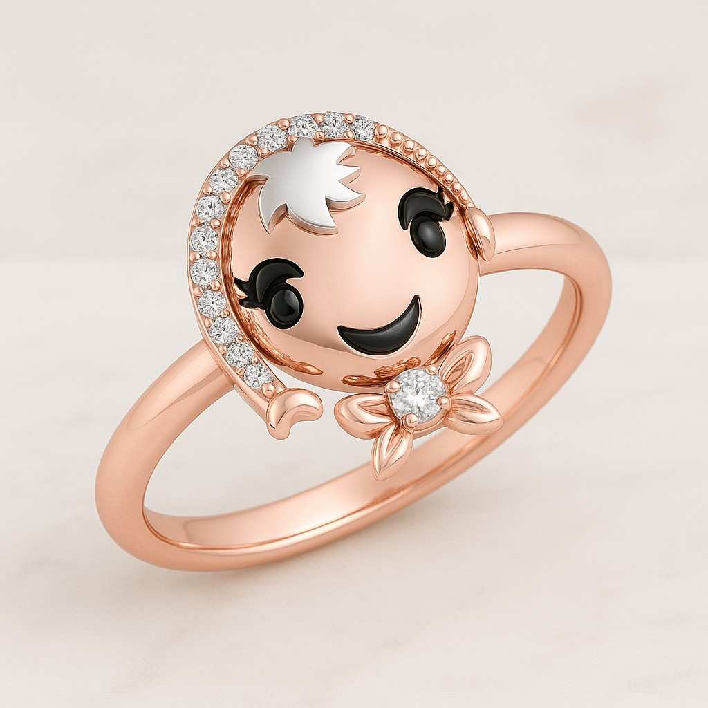 Silver Kiss Rabbits Ring Tiny Bunny Rabbit Ring