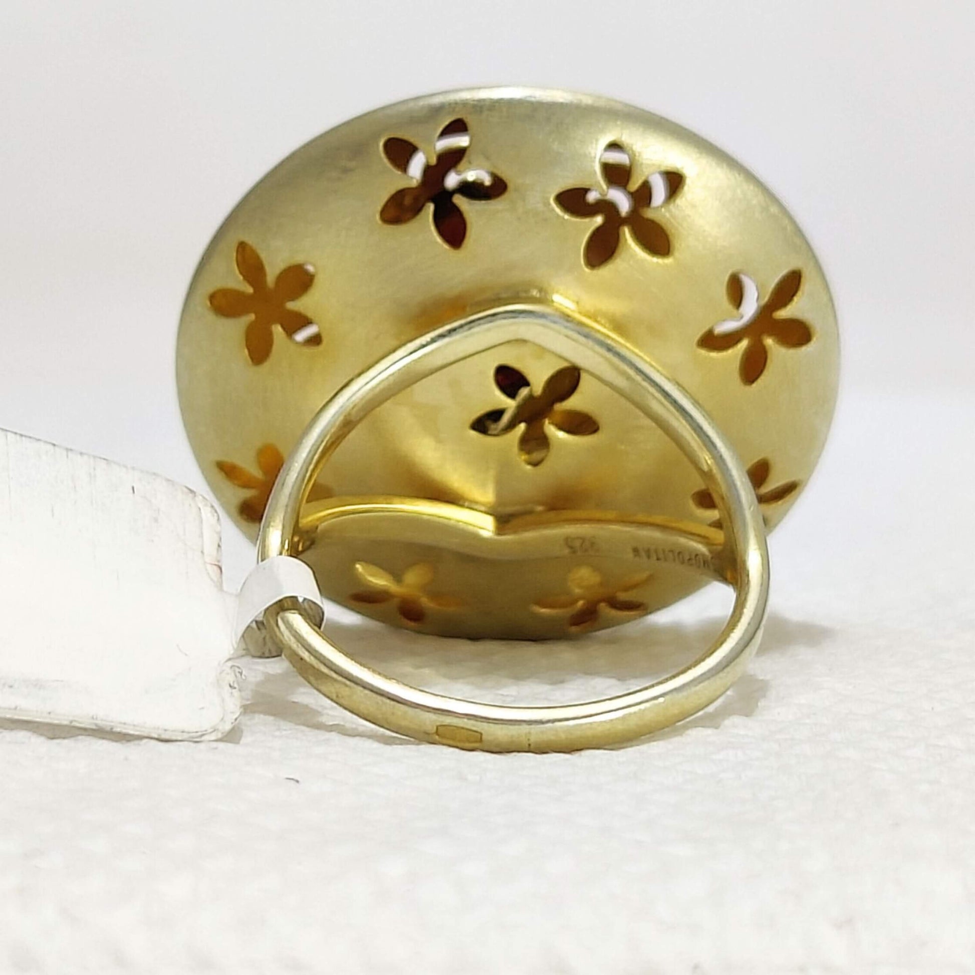 Silver Ring, Shamrock Ring, Dainty Ring, Adjustable Ring