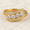 Bypass Setting Wedding Diamond Band