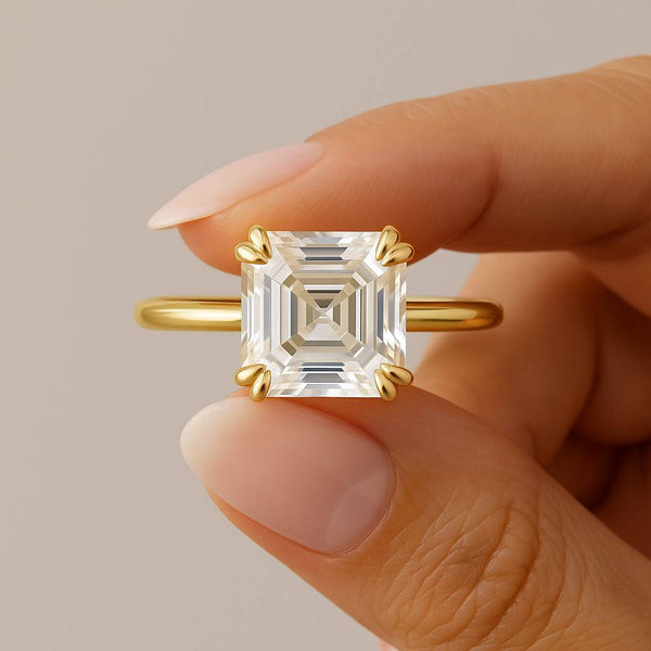 Simple Diamond Ring for Women 1 Carat Diamond Ring for Anniversary Gift