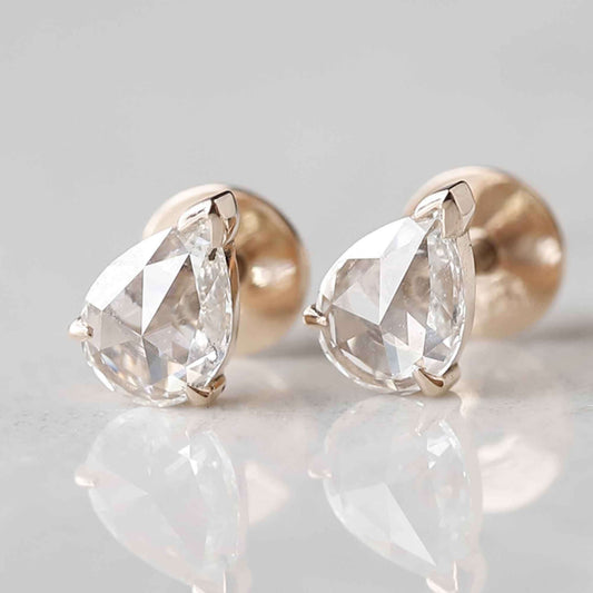 Simple Gold Stud Earrings