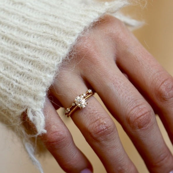 Simple Oval Diamond Ring for Proposal Oval Brilliant 1ct Oval Cut Moissanite Solitaire Ring