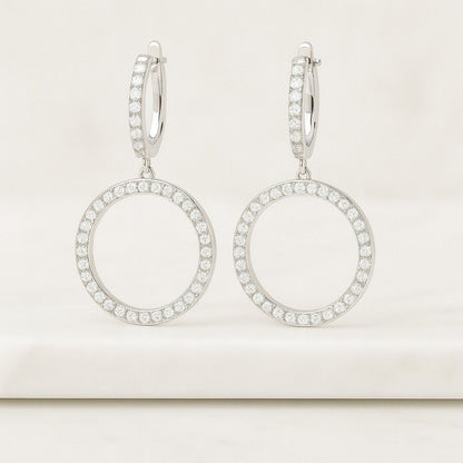 Simulated Diamond Moissanite Pave Ring 14k Gold Sterling Silver Wedding Band