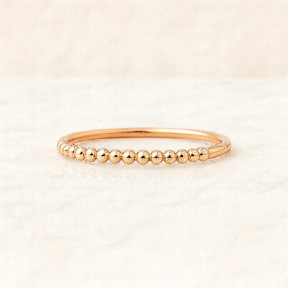 Single Prong Diamond Wedding Band Floating Bubble Prong Stackable Band Diamond Wedding Ring Gift for Her