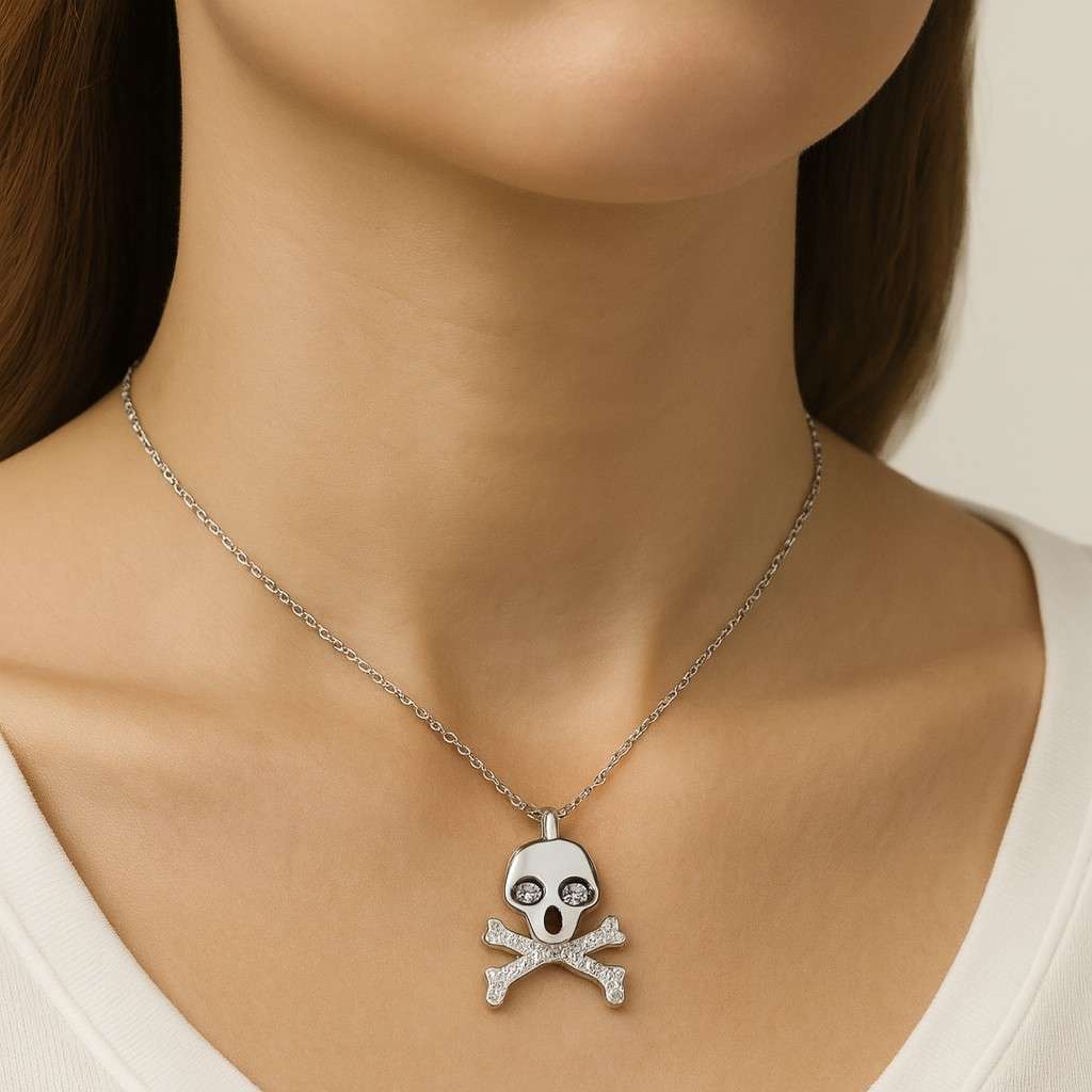 skullis necklace of black obsidian hand carved crystal skull pendant handmade skull jewelry specil gift crystal healing